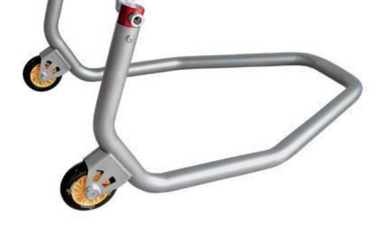 Béquille de stand LIGHTECH - Arrière - supports diabolos - Inox