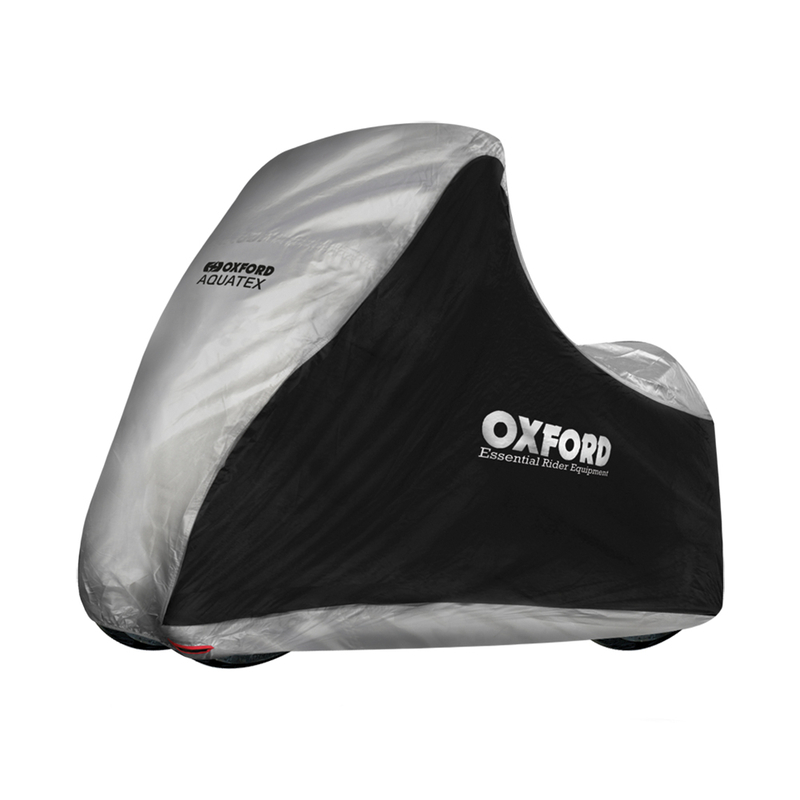 Housse de protection intérieur / extérieur OXFORD Aquatex noir/argent – scooter – MP3/3roues