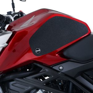 Kit grip de réservoir R&G RACING (2 pièces) noir