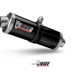 Silencieux MIVV Oval acier noir