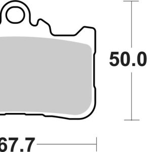 Plaquettes de frein frittées BREMBO – 07HO72SA