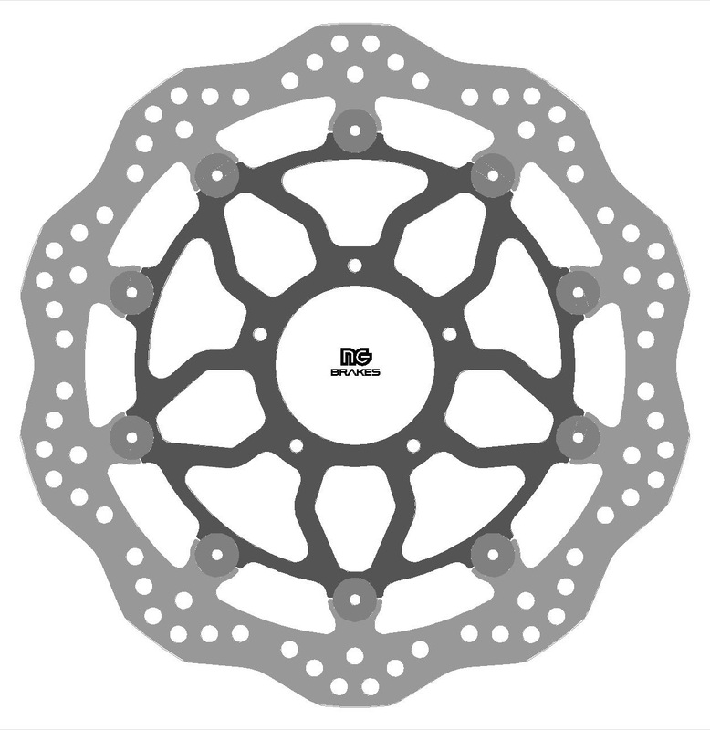 Disque de frein NG BRAKES pétale flottant