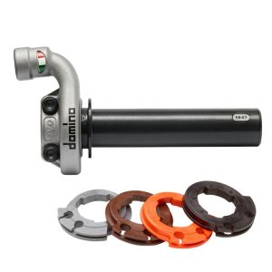 Poignée de gaz DOMINO KRK EVO sans revêtements pour motos 4T