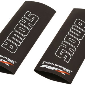 Protection de fourche supérieure RFX Race Series Forkshrink logo Showa – blanc