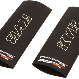 Protection de fourche supérieure RFX Race Series Forkshrink logo KYB – blanc
