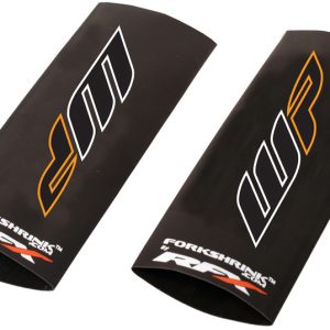 Protection de fourche supérieure RFX Race Series Forkshrink logo WP – blanc/orange