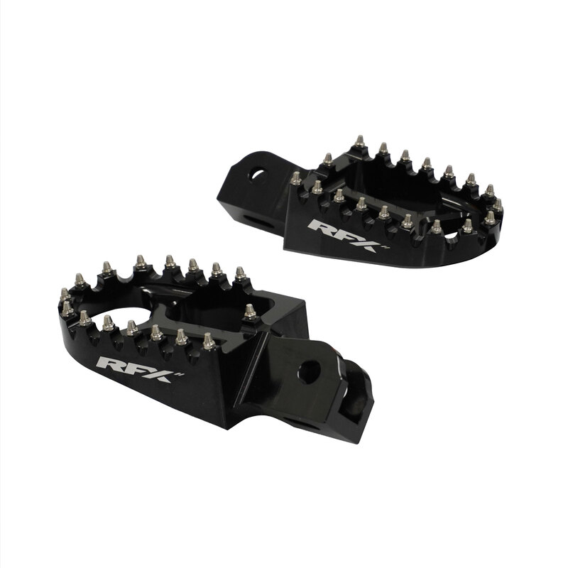 Repose-pieds RFX Pro Series aluminium CNC – noir