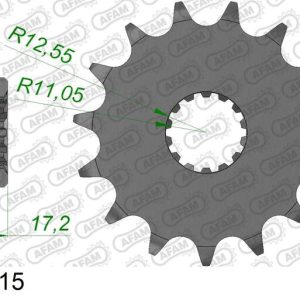 Pignon AFAM acier standard – 525