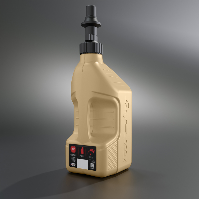 Bidon d&rsquo;essence TUFF JUG beige avec bouchon Ripper 2.5G/10L