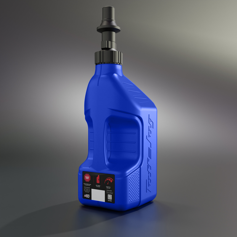 Bidon d’essence TUFF JUG bleu avec bouchon Ripper 2.5G/10L