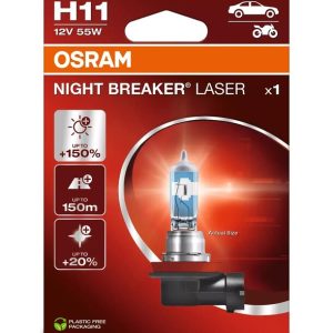 Ampoule OSRAM Night Breaker Laser H11 12V/55W – X1
