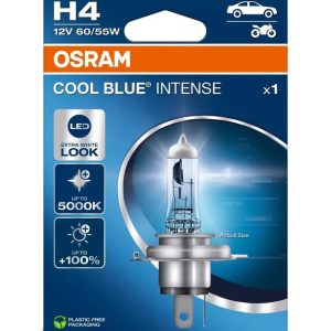 Ampoule OSRAM Cool Blue Intense H4 12V/60/55W – X1