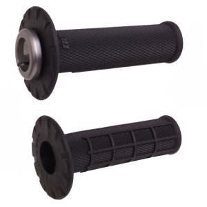 Revêtements universels ODI Lock-On semi-gaufré – noir/noir