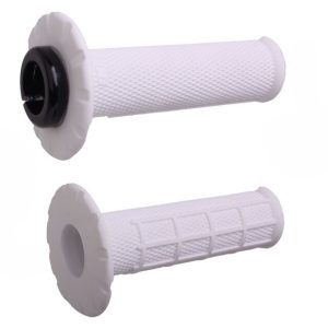 Revêtements universels ODI Lock-On semi-gaufré – blanc/noir