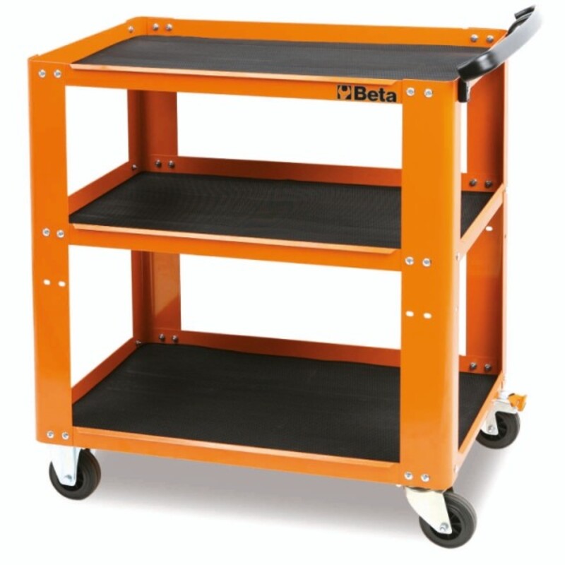 Chariot d’atelier métallique BETA C51 – orange
