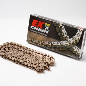 Chaine de transmission EK CHAIN 520 SRX2 – Joints Qx-Ring – attache à riveter