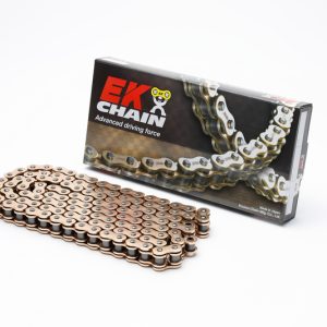 Chaine de transmission EK CHAIN 525 SRX2 – Joints Qx-Ring – attache à riveter