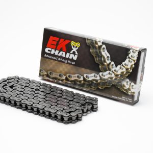 Chaine de transmission EK CHAIN 525 SRX2 – Joints Qx-Ring – attache à riveter
