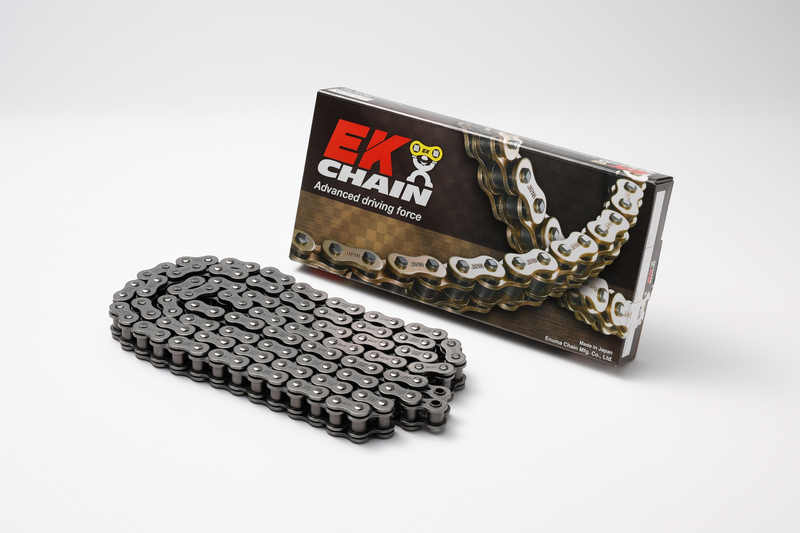 Chaine de transmission EK CHAIN 530 SRX2 - Joints Qx-Ring - attache à riveter