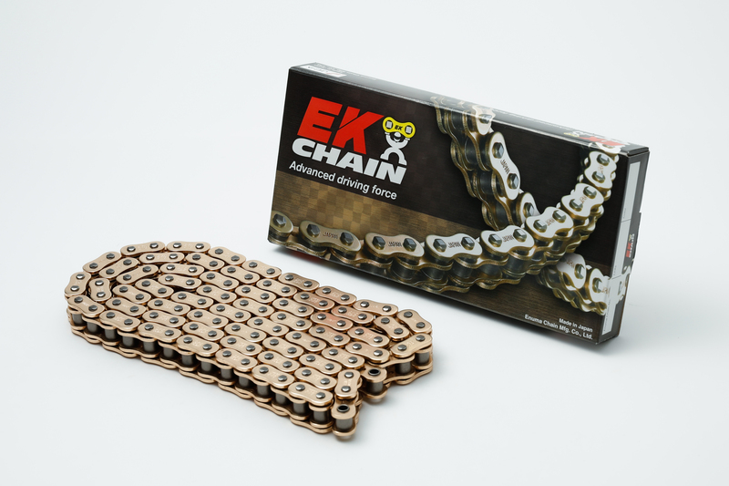 Chaine de transmission EK CHAIN 530 ZVX3 - Joints Nx-Ring - attache à riveter