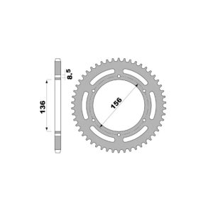 Couronne PBR alu standard – 420