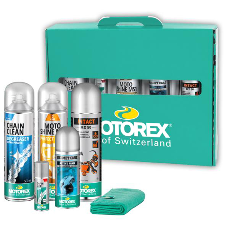 Kit de nettoyage, entretien et lubrification MOTOREX X Ride N’ Shine
