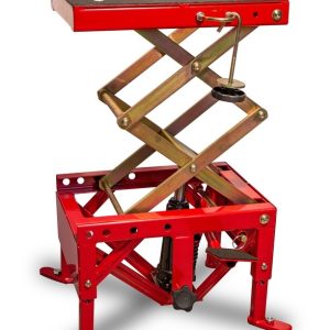 Lève-moto hydraulique VECTOR rouge (roues non incluses)
