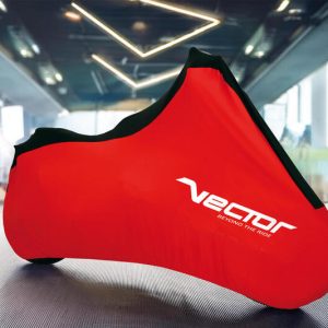 Housse de protection intérieure VECTOR Stretch pour moto/scooter – rouge – XL