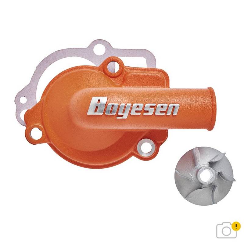 Couvercle de pompe à eau + turbine BOYESEN SuperCooler – orange