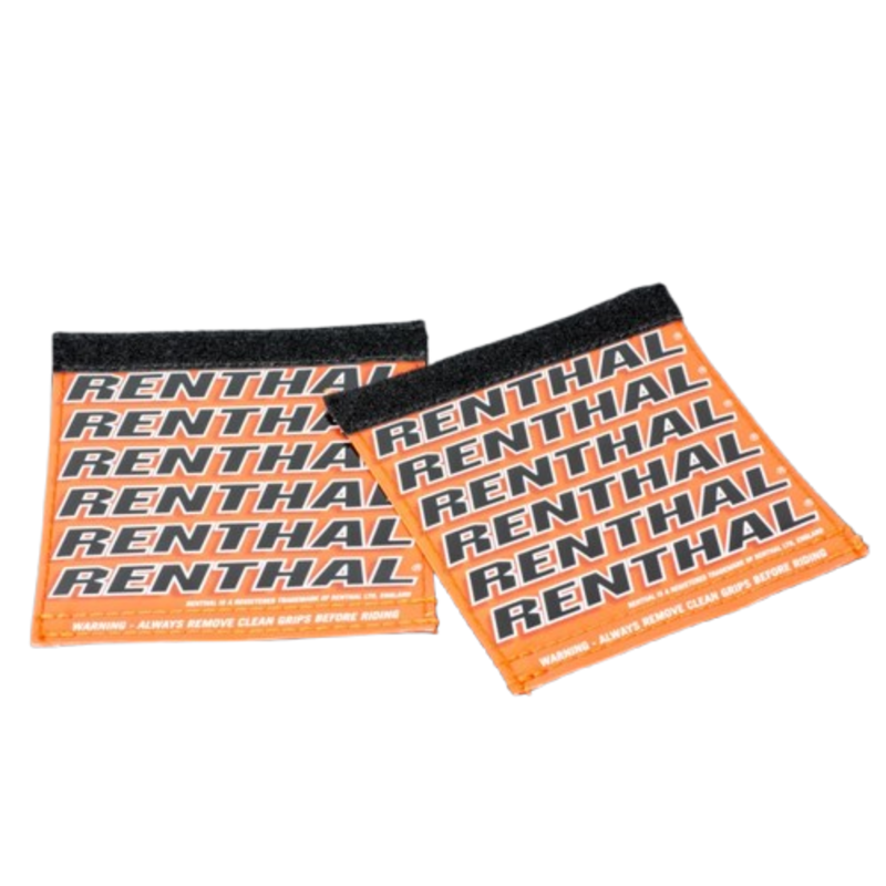 Protège-poignées RENTHAL Clean Grips – orange/noir