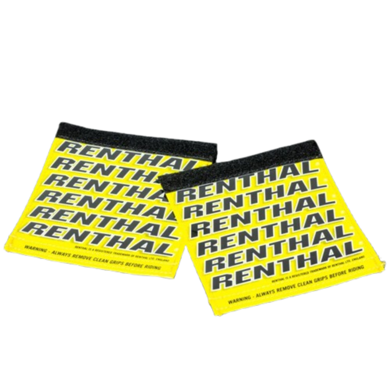Protège-poignées RENTHAL Clean Grips – jaune/noir