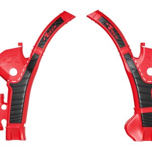 Protections de cadre RACETECH – rouge/noir