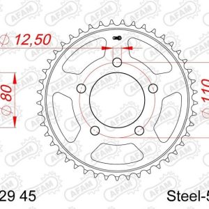 Couronne AFAM acier standard – 520