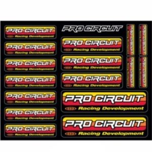 Planche de stickers PRO CIRCUIT logo original
