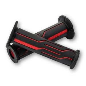 DAYTONA Grips GGD-LINE, Red, 7/8, Open End