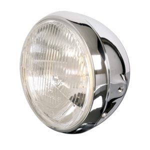 Feu avant HIGHSIDER smart British Style – 7 pouces – homologué E – chromé – à l&rsquo;unité