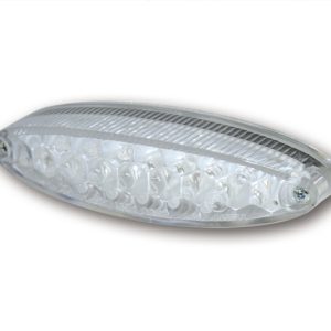 Feu arrière LED HIGHSIDER smart Number1 avec éclairage de plaque – transparent – à l&rsquo;unité