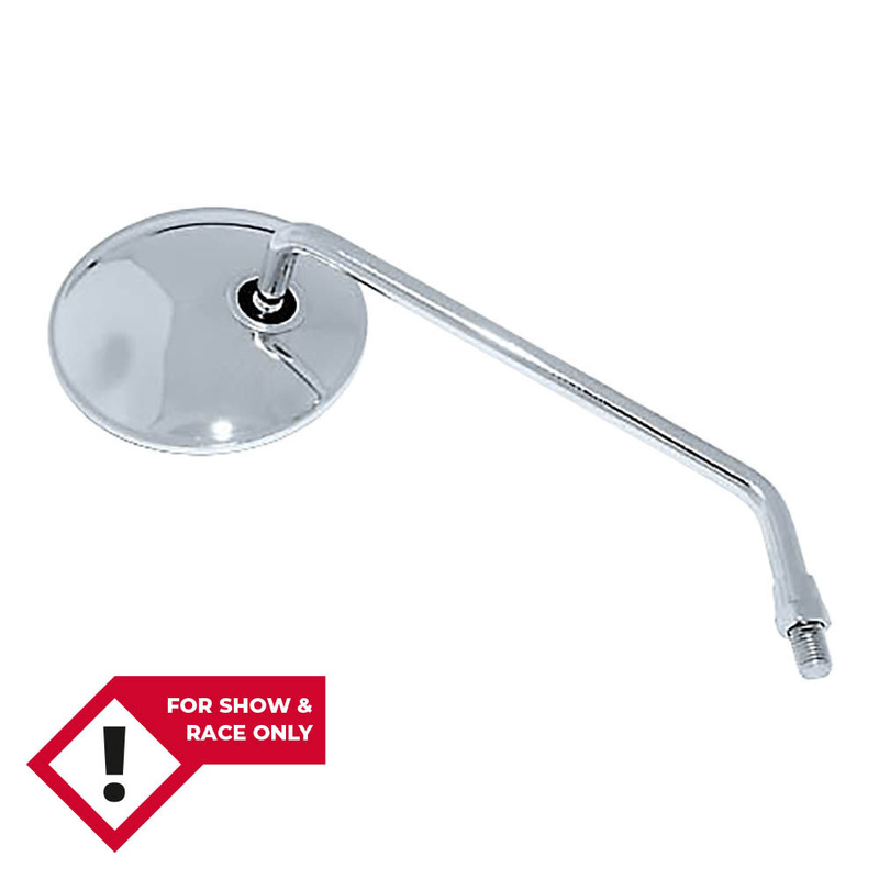 Rétroviseur de guidon HIGHSIDER smart long rond – chrome