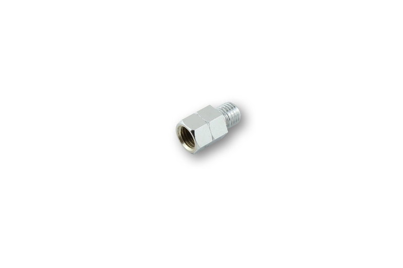 Adaptateur de rétroviseur HIGHSIDER smart M10 filetage à droit M10 - chromé