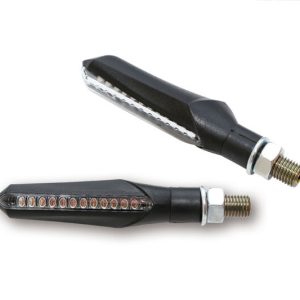 Clignotant séquentiel LED HIGHSIDER smart Run homologué – verre fumé – la paire