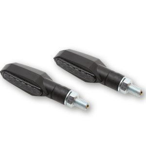 Clignotant LED HIGHSIDER smart Multiface homologué – verre fumé – la paire