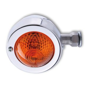 Clignotant HIGHSIDER smart Bullet Pike homologué – verre orange – l&rsquo;unité