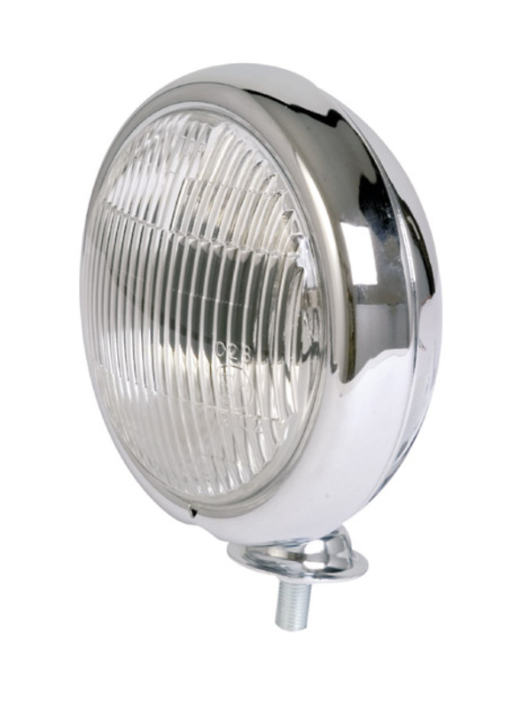Feu avant anti-brouillard HIGHSIDER smart - 4 1/2 pouces - boîtier plat - homologué E - chromé - à l'unité