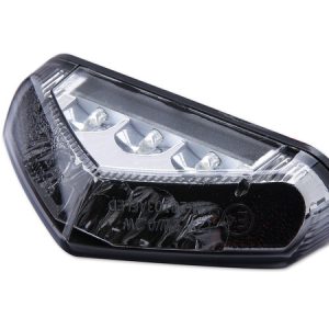 Feu arrière LED HIGHSIDER smart homologué – verre fumé – l&rsquo;unité