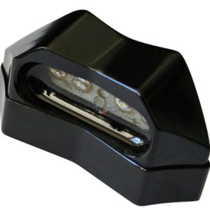 Éclairage de plaque LED HIGHSIDER smart – noir – à l&rsquo;unité