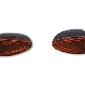 Clignotant HIGHSIDER smart Arrow Mini homologué – verre orange – la paire