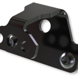 Support de plaque HIGHSIDER pro avec éclairage de plaque – S – noir – à l’unité