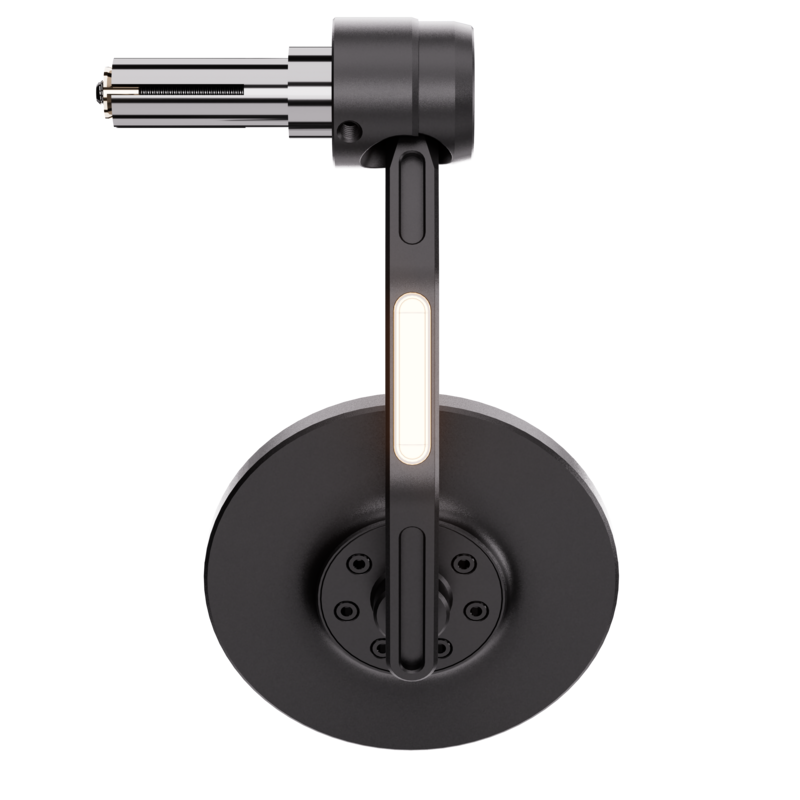 Rétroviseur d’embout de guidon HIGHSIDER pro Conero – noir