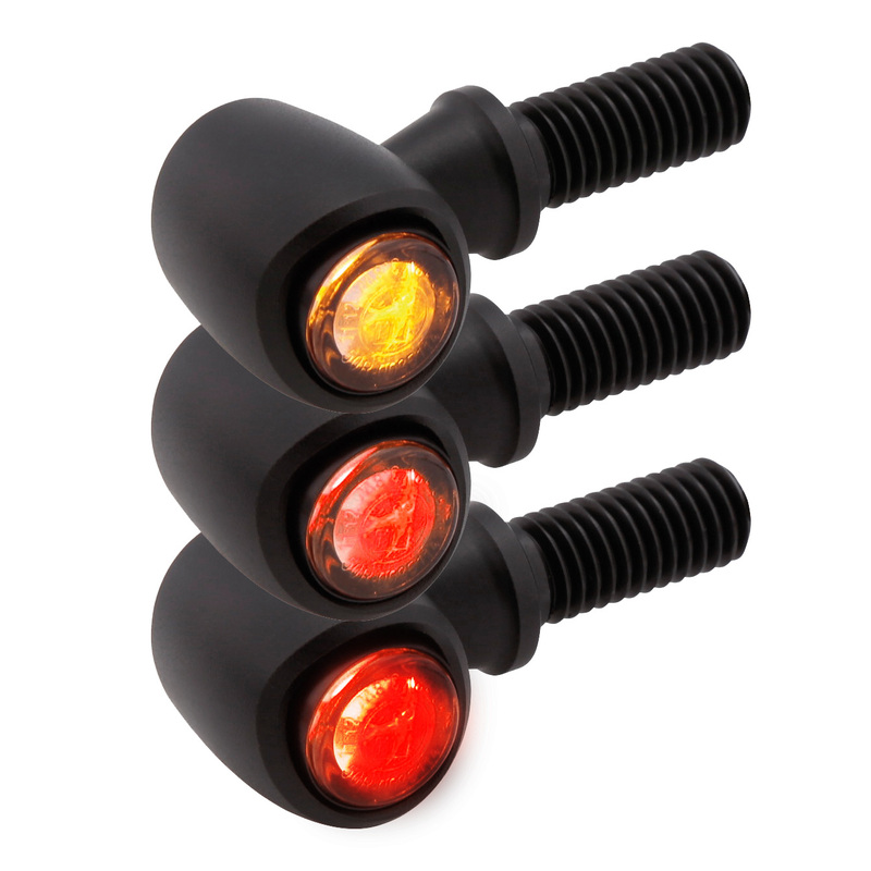 Feu arrière/clignotant LED HIGHSIDER pro Nova 3en1 homologué – la paire