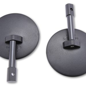 Rétroviseur d’embout de guidon HIGHSIDER smart Superbike – noir